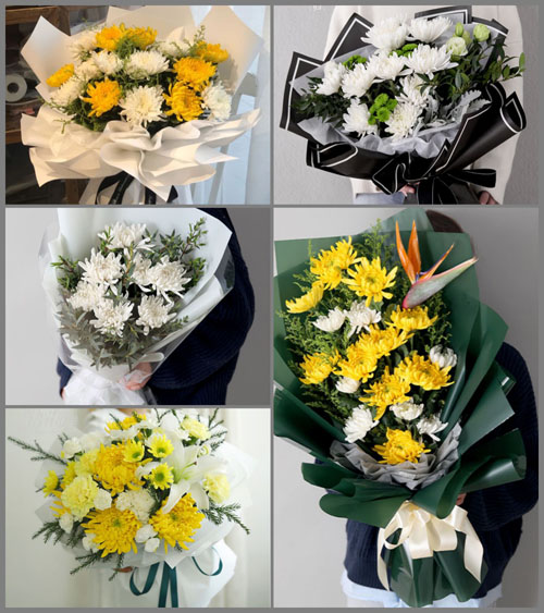 河南周口西华县逍遥镇白事花束代送